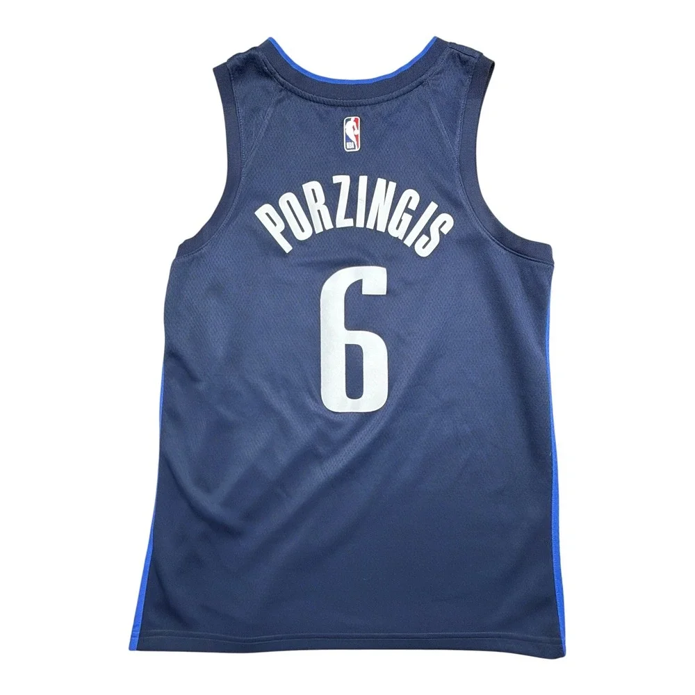 Nike Dallas Mavericks Kristaps Porzingis 6 Icon Edition Swingman Jersey Men 48 L
